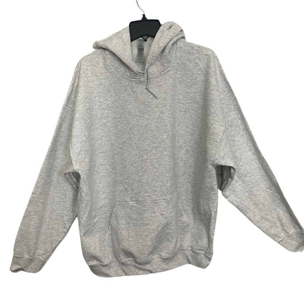 Light Gray Gildan Light Weight Unisex Sweater Hoodie Size XL  (NWOT)